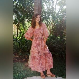 Christy Dawn Bianca dress in speckled rose